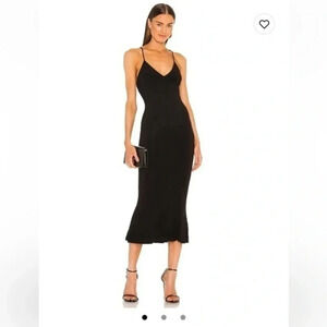 Norma Kamali Fishtail Dress